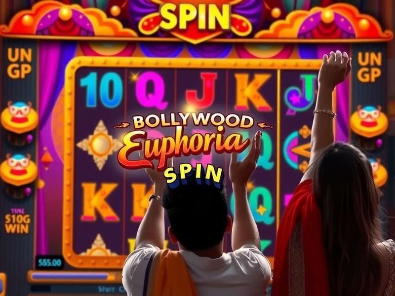 Indian players celebrating a big win in Bollywood Euphoria Spin